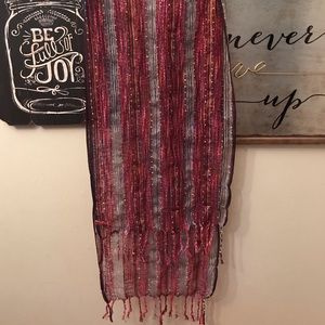 Pink Multicolor Scarf